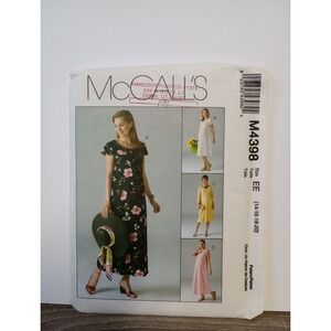 McCall's Misses' Maternity Dress Pattern M4398 Size 14-20‎ CUT
